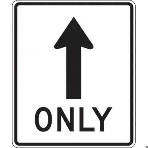 Accuform LANE GUIDANCE SIGN STRAIGHT THROUGH FRR760DP FRR760DP - main